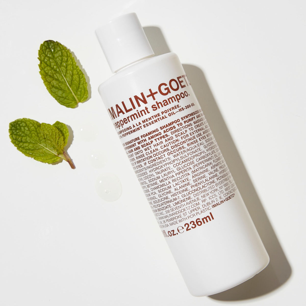 peppermint shampoo.