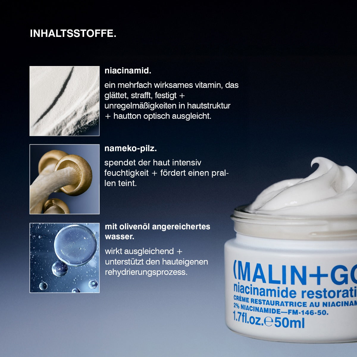 niacinamide restorative cream.