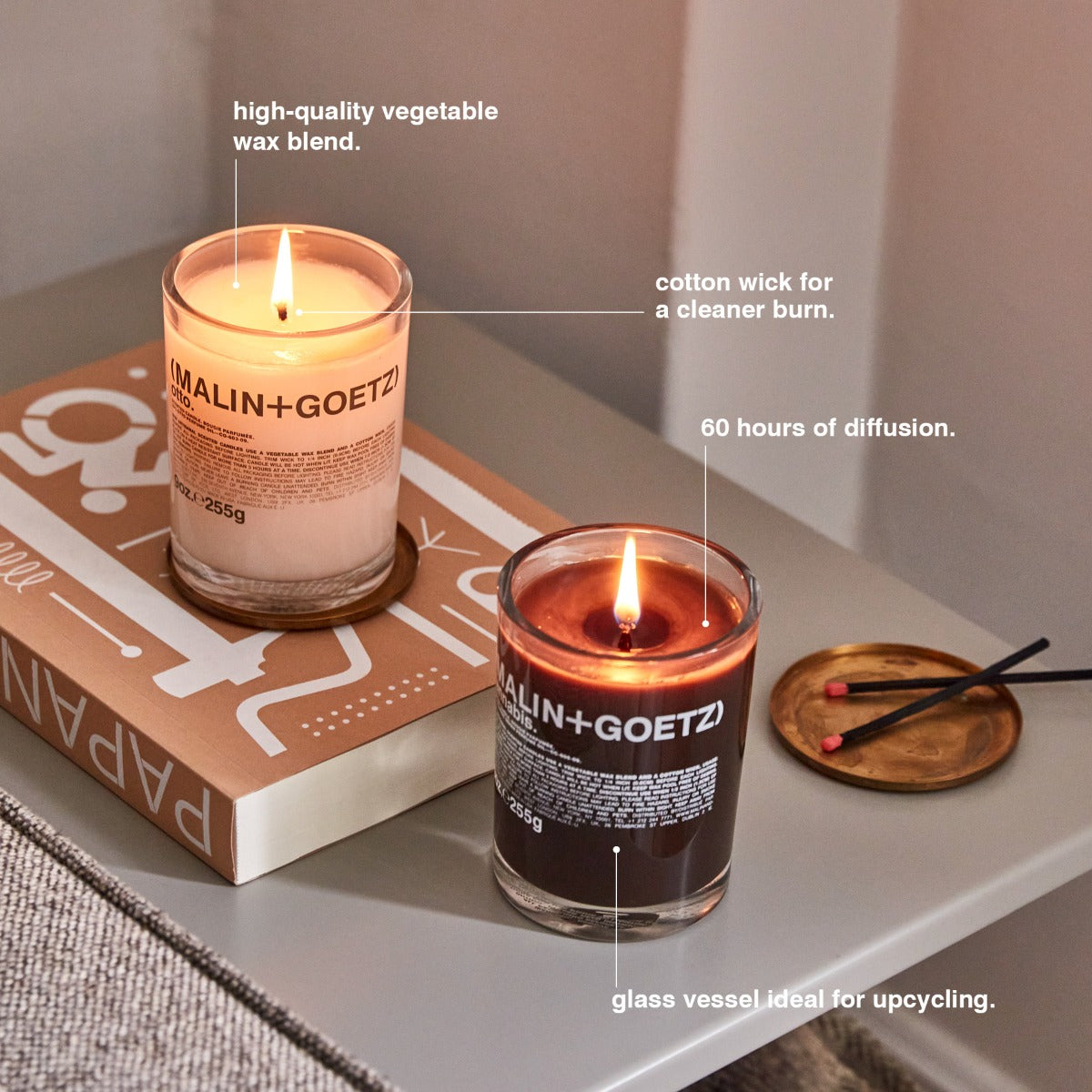 dark rum candle.