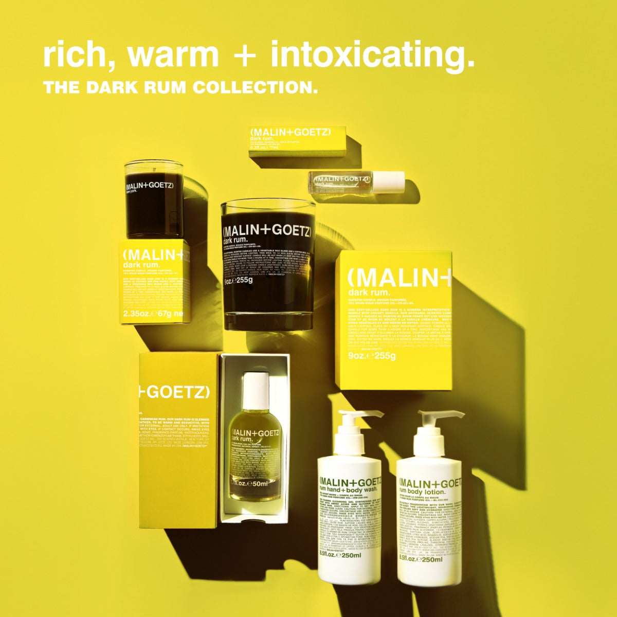 rum body lotion.