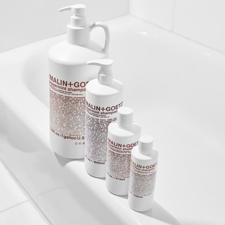 peppermint shampoo.