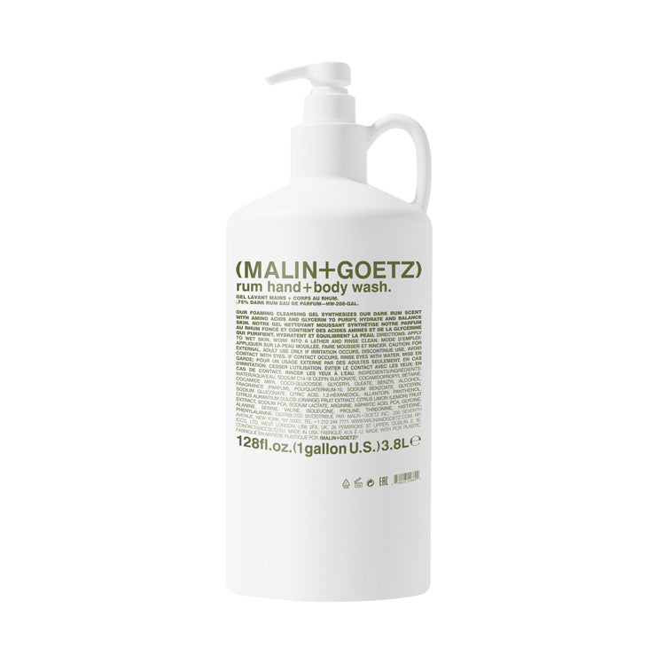 rum hand+body wash. - 8.5 fl.oz.